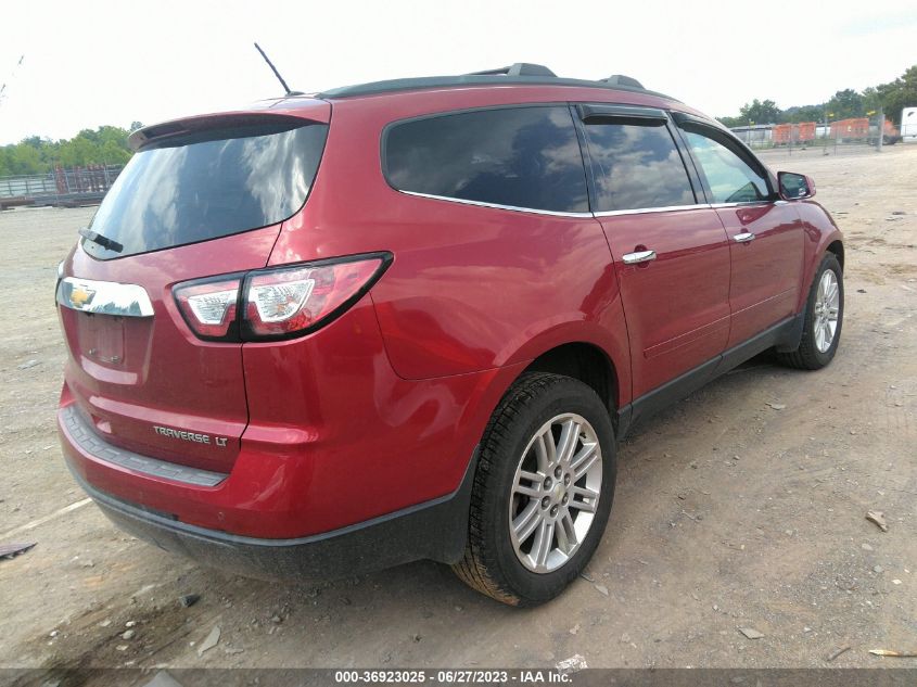 2014 CHEVROLET TRAVERSE LT - 1GNKRGKD7EJ237388
