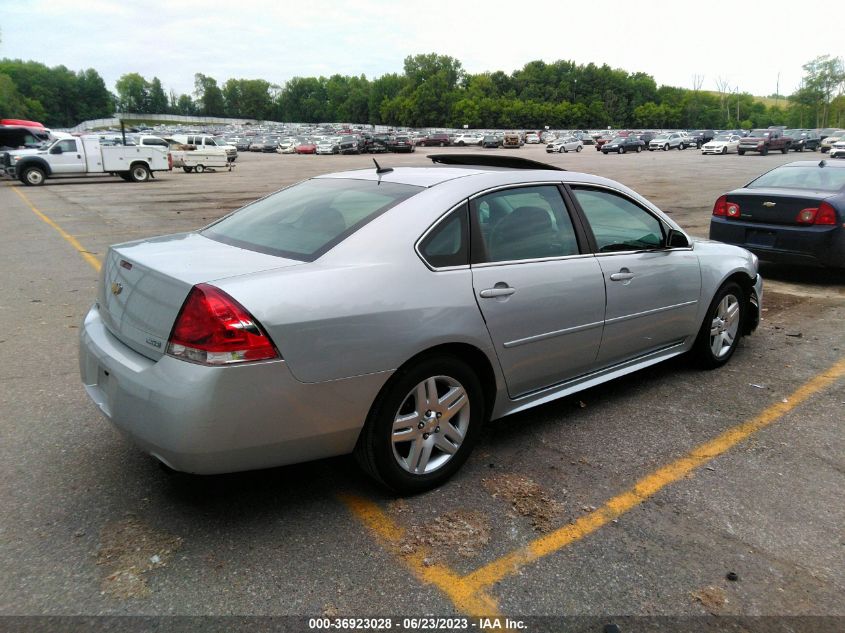 2013 CHEVROLET IMPALA LT - 2G1WG5E37D1107507