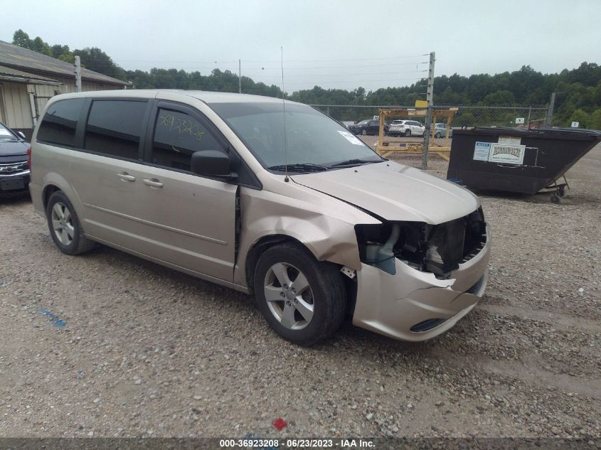 2013 DODGE GRAND CARAVAN SE - 2C4RDGBG0DR710512