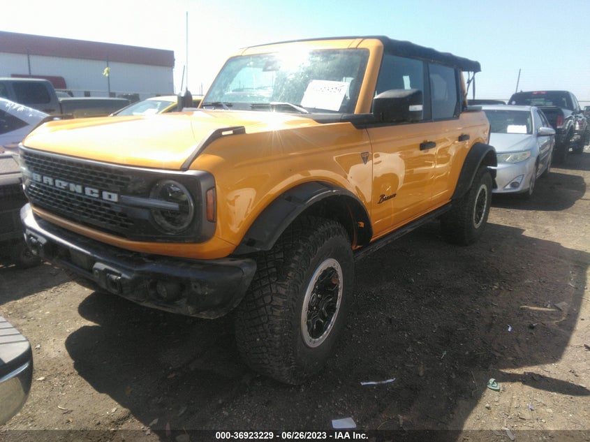 VIN 1FMEE5DP4NLA74521 2022 FORD BRONCO BASE/BIG BEND