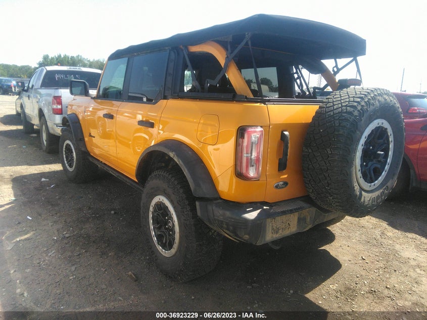 VIN 1FMEE5DP4NLA74521 2022 FORD BRONCO BASE/BIG BEND