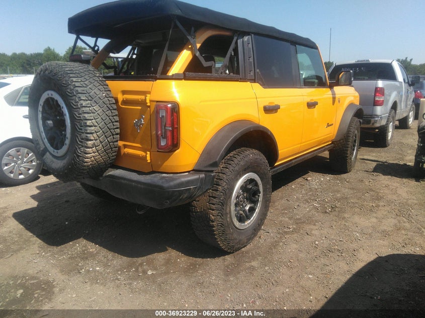 VIN 1FMEE5DP4NLA74521 2022 FORD BRONCO BASE/BIG BEND