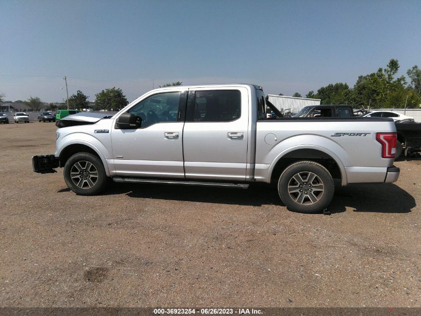 2016 FORD F-150 XL/LARIAT/XLT - 1FTEW1CP4GKE69884