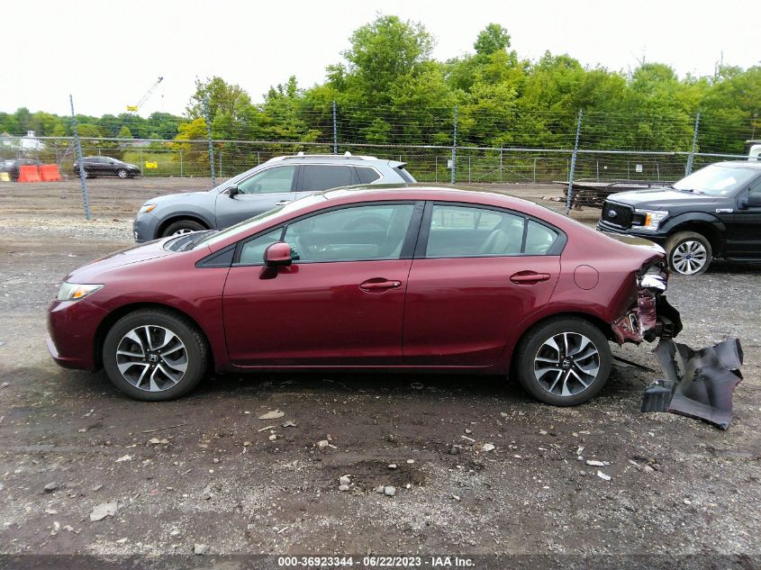 2013 HONDA CIVIC SDN EX - 19XFB2F86DE225307