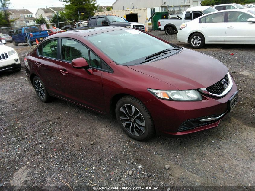 2013 HONDA CIVIC SDN EX - 19XFB2F86DE225307