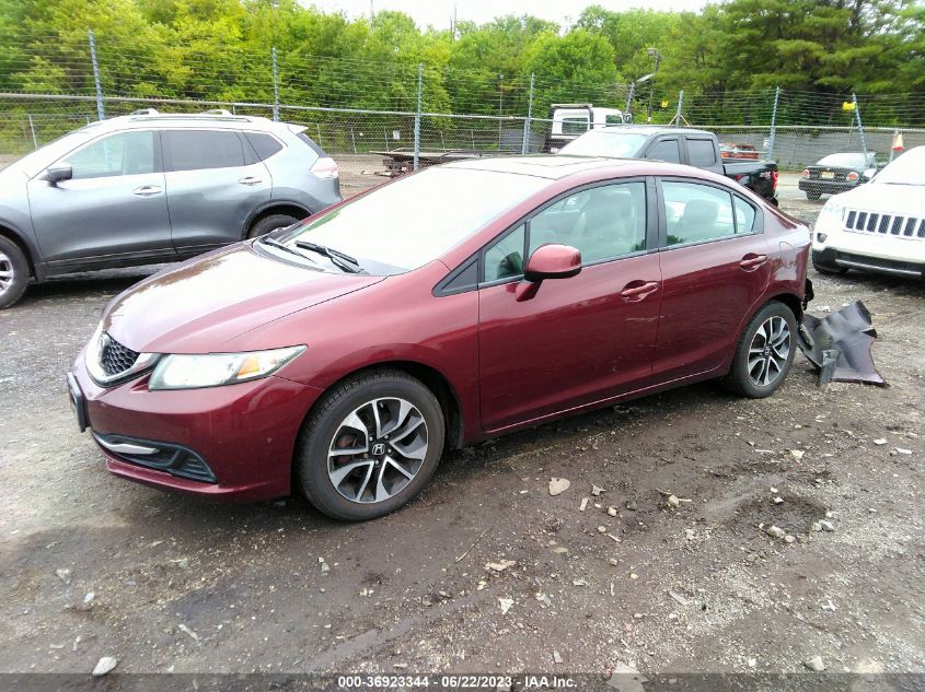 2013 HONDA CIVIC SDN EX - 19XFB2F86DE225307