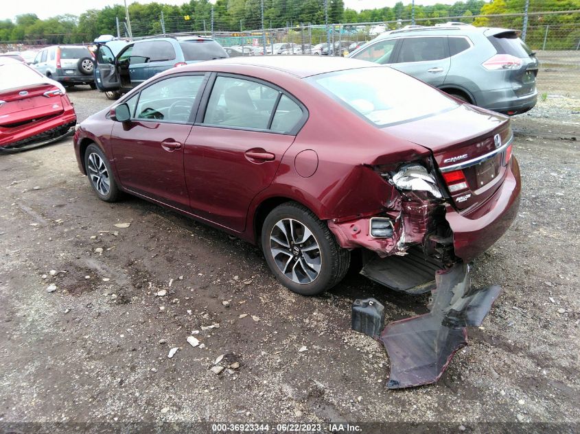 2013 HONDA CIVIC SDN EX - 19XFB2F86DE225307