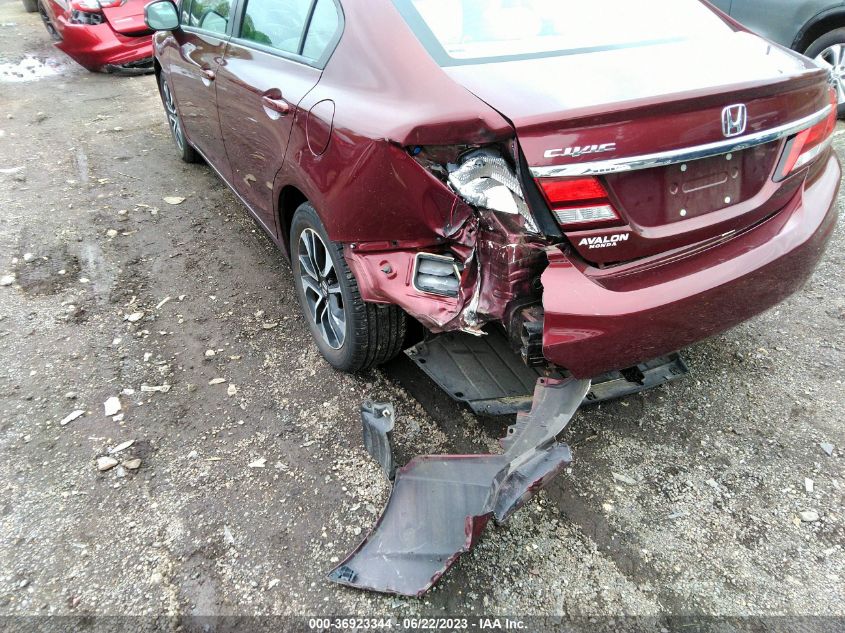 2013 HONDA CIVIC SDN EX - 19XFB2F86DE225307