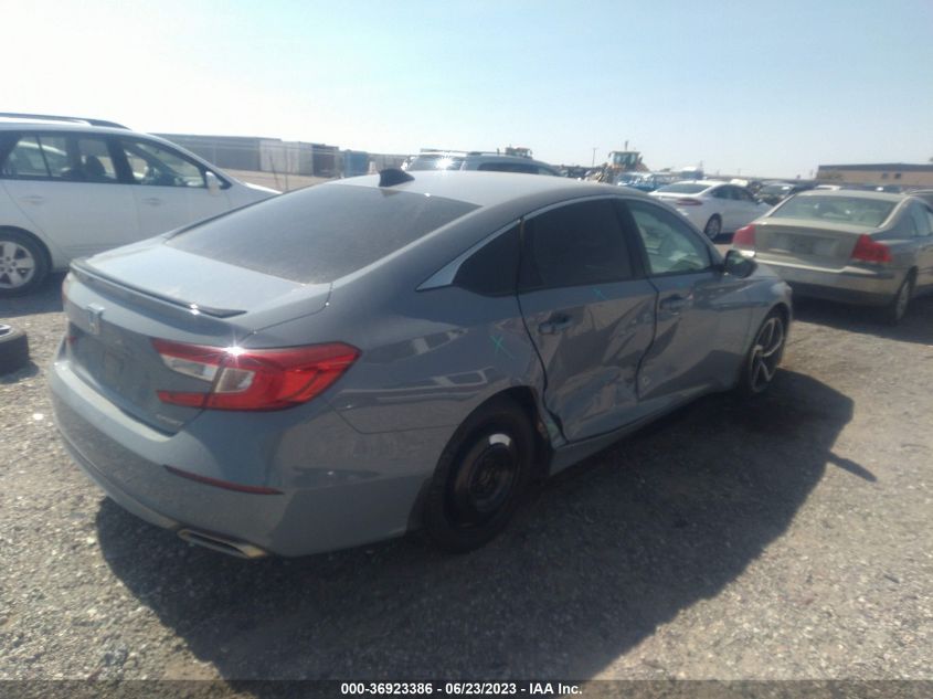 2021 HONDA ACCORD SEDAN SPORT - 1HGCV1F33MA102237