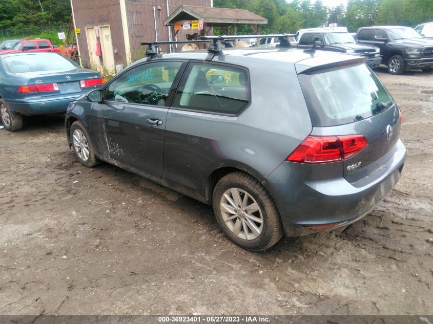 2015 VOLKSWAGEN GOLF TSI S - 3VW917AU0FM097346