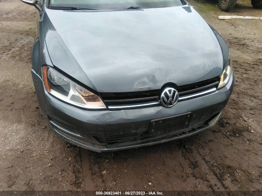 2015 VOLKSWAGEN GOLF TSI S - 3VW917AU0FM097346