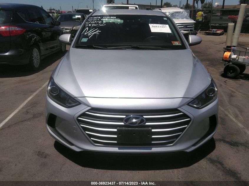 2018 HYUNDAI ELANTRA SE - KMHD74LF6JU589050