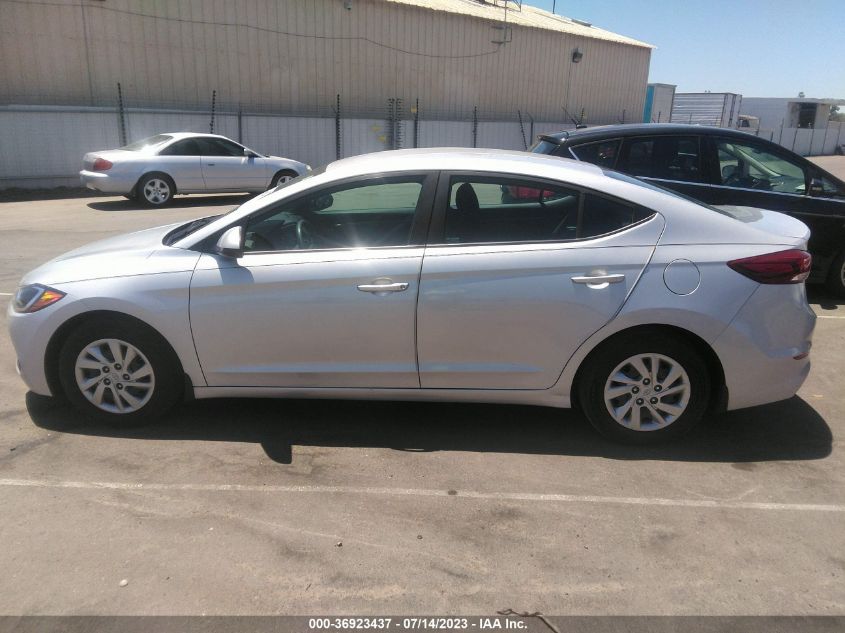 2018 HYUNDAI ELANTRA SE - KMHD74LF6JU589050