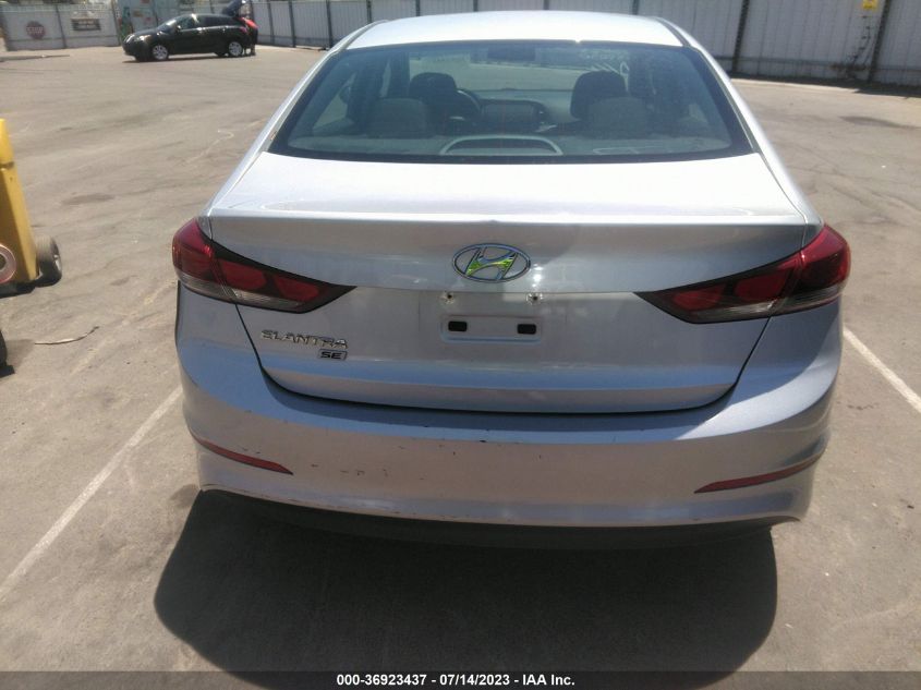 2018 HYUNDAI ELANTRA SE - KMHD74LF6JU589050