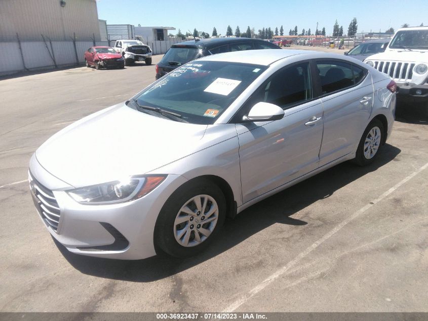 2018 HYUNDAI ELANTRA SE - KMHD74LF6JU589050