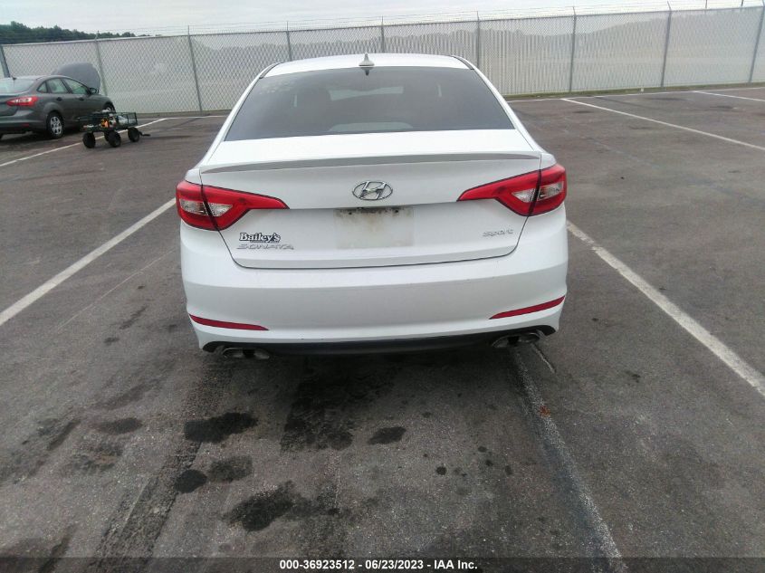 2015 HYUNDAI SONATA 2.4L SPORT - 5NPE34AF3FH027583