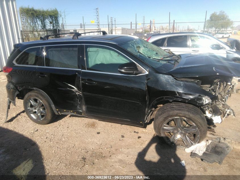 2018 TOYOTA HIGHLANDER LIMITED - 5TDDZRFH3JS869876