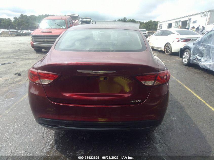 2016 CHRYSLER 200 TOURING - 1C3CCCFB5GN194251