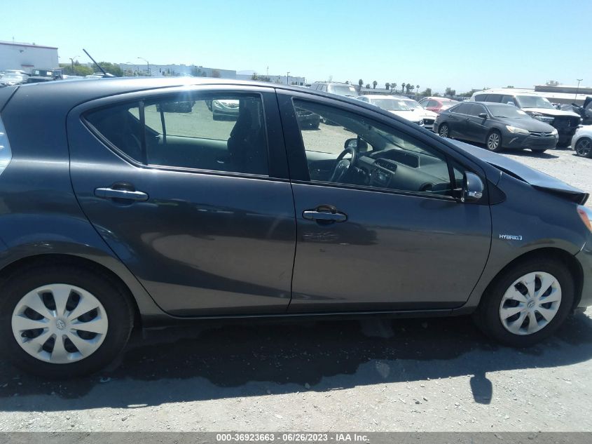 2014 TOYOTA PRIUS C ONE/THREE/TWO/FOUR - JTDKDTB33E1083561