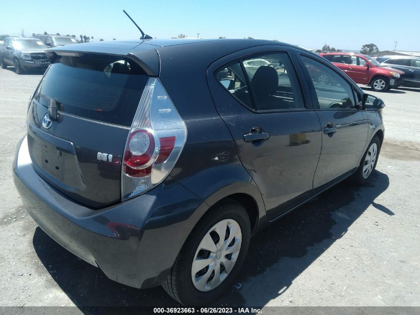 2014 TOYOTA PRIUS C ONE/THREE/TWO/FOUR - JTDKDTB33E1083561