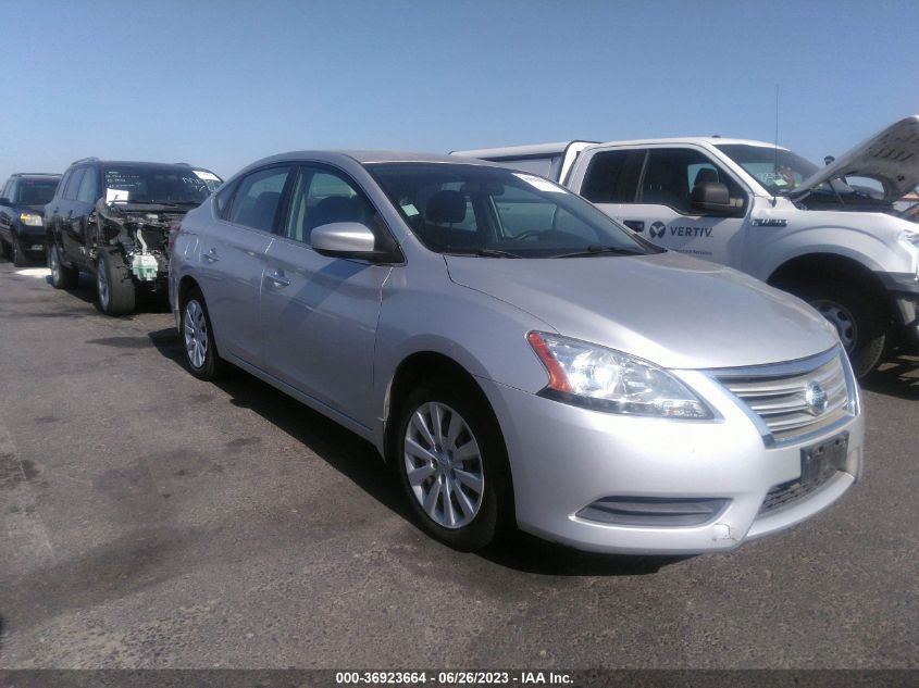 2013 NISSAN SENTRA S - 3N1AB7AP6DL789947