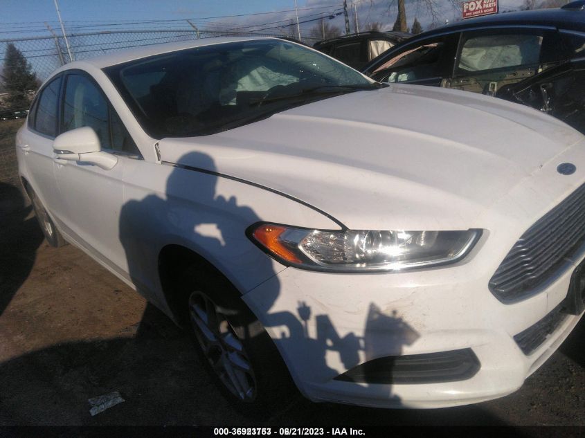 2016 FORD FUSION SE - 3FA6P0H74GR161507