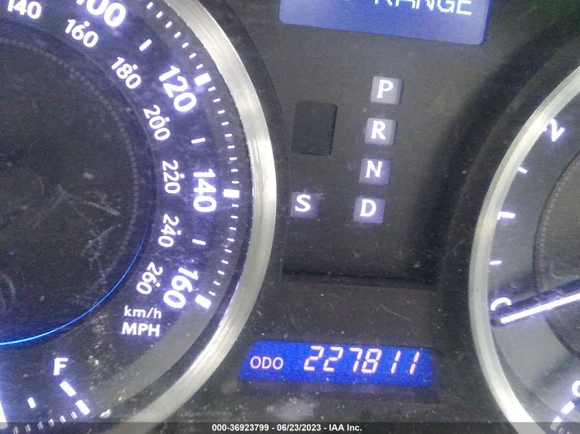 2013 LEXUS IS 250 - JTHBF5C25D5193013