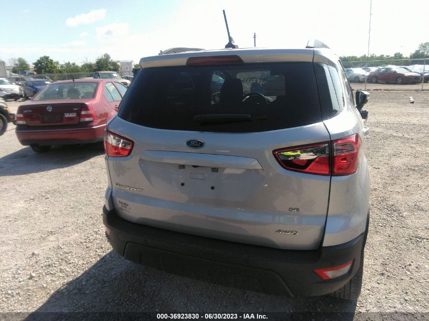 2019 FORD ECOSPORT SE - MAJ6S3GL9KC293264