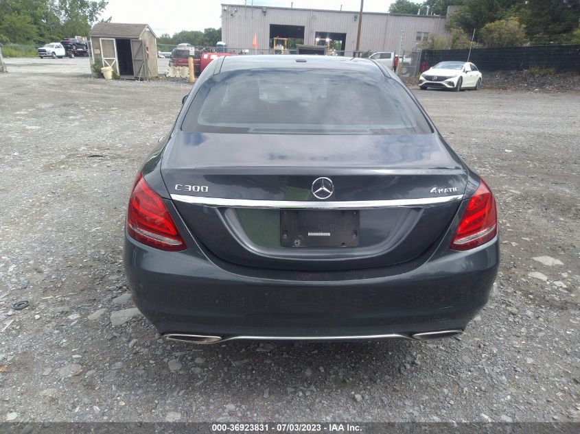 2016 MERCEDES-BENZ C-CLASS C 300 - 55SWF4KB2GU160308