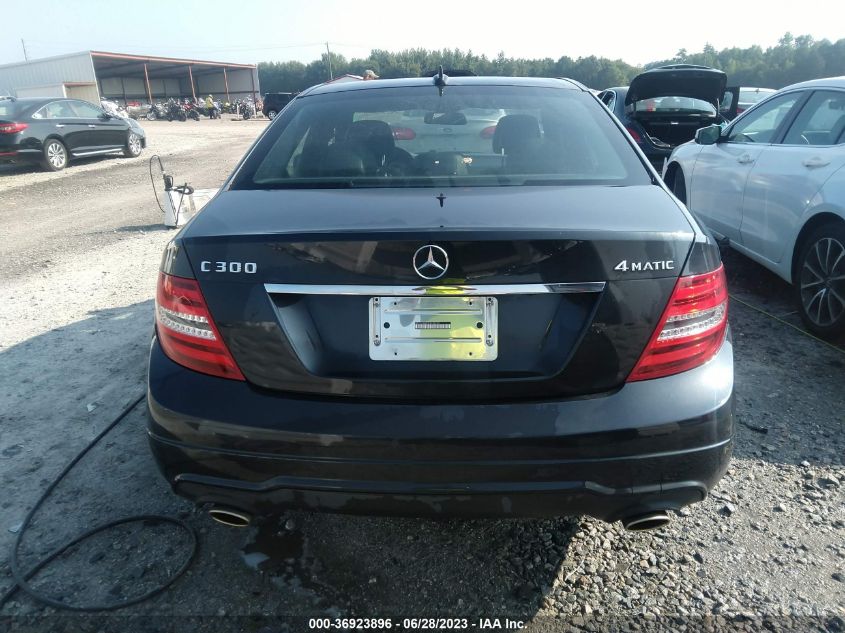 2013 MERCEDES-BENZ C-CLASS C 300 - WDDGF8AB9DR266250