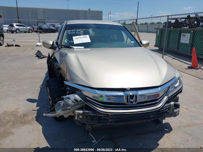 2017 HONDA ACCORD SEDAN LX - 1HGCR2F36HA127939