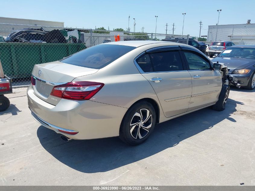 2017 HONDA ACCORD SEDAN LX - 1HGCR2F36HA127939