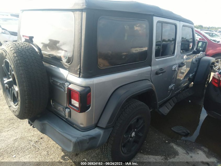 2018 JEEP WRANGLER UNLIMITED SPORT - 1C4HJXDG0JW186654