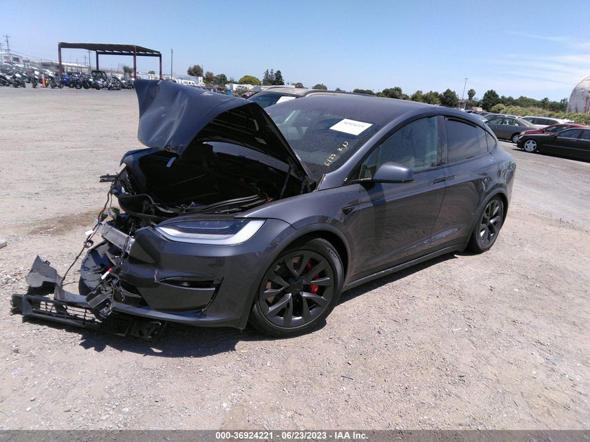 VIN 7SAXCBE66PF399994 2023 TESLA MODEL X PLAID