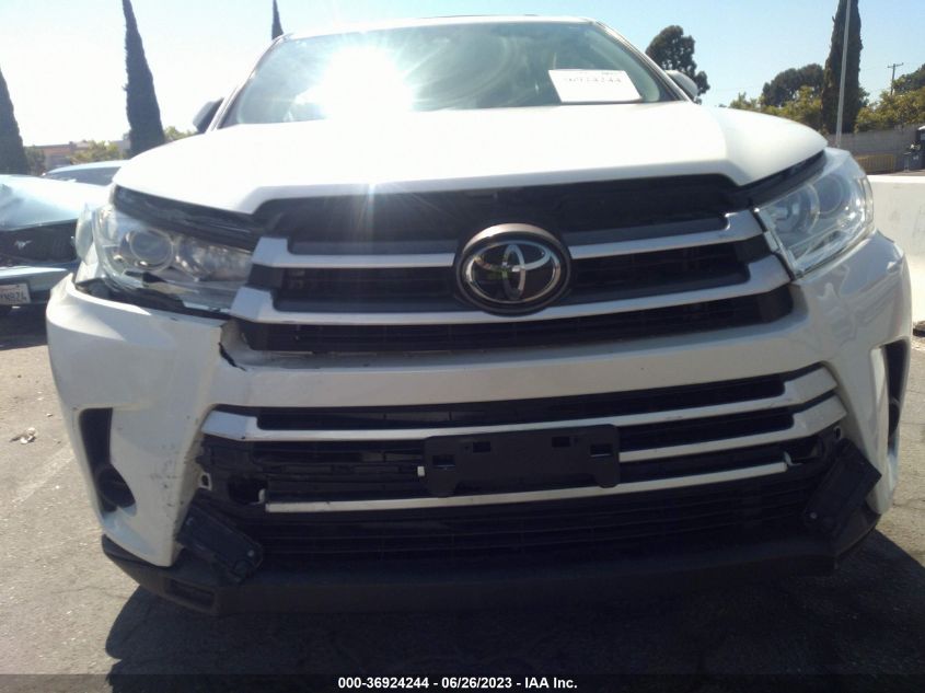 2018 TOYOTA HIGHLANDER LE - 5TDZZRFH2JS234332