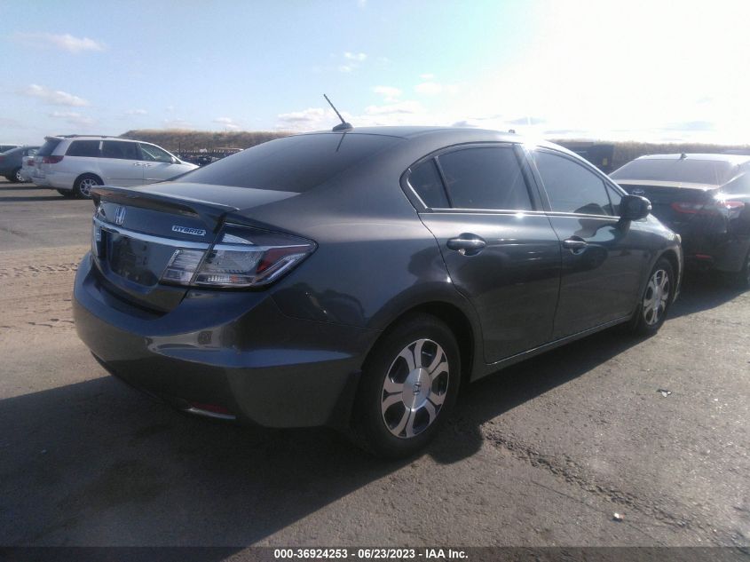 2013 HONDA CIVIC HYBRID 19XFB4F39DE201969