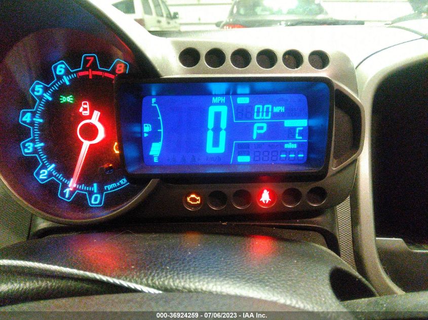 2013 CHEVROLET SONIC LT - 1G1JC6SG5D4107562