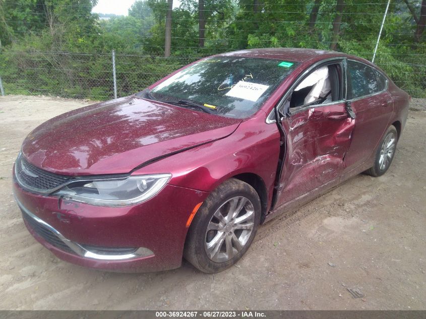 2015 CHRYSLER 200 LIMITED - 01C3CCCAB2FN67061