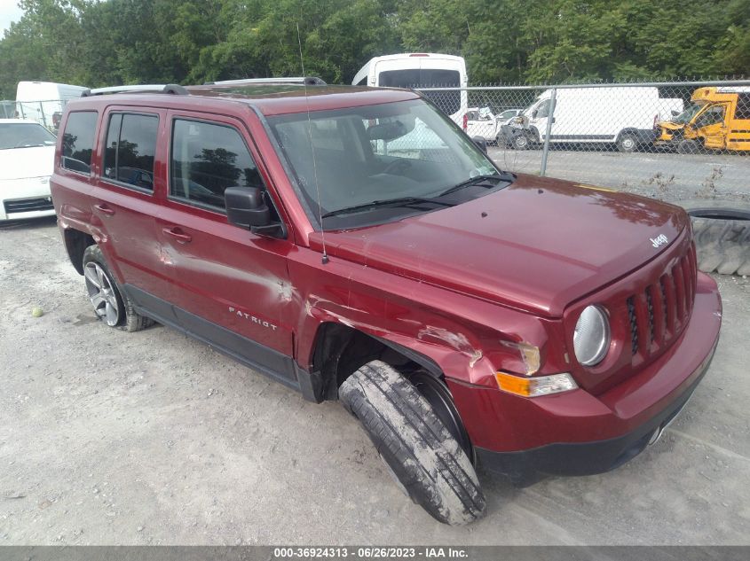 2016 JEEP PATRIOT HIGH ALTITUDE EDITION - 1C4NJRFB3GD647494