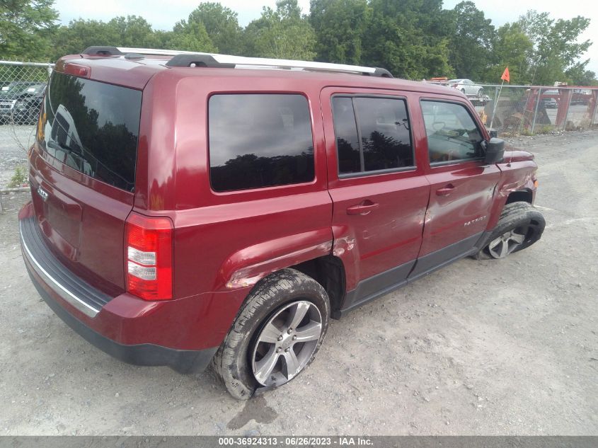 2016 JEEP PATRIOT HIGH ALTITUDE EDITION - 1C4NJRFB3GD647494