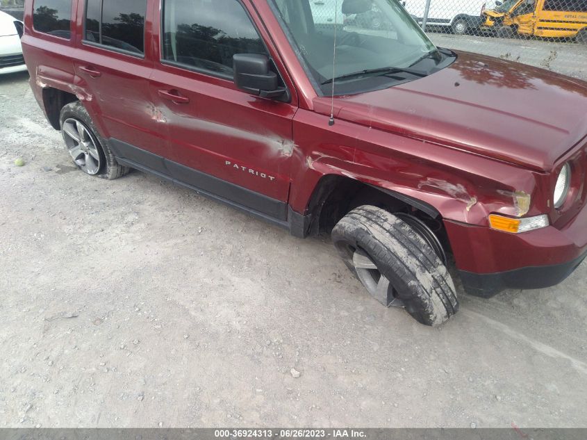 2016 JEEP PATRIOT HIGH ALTITUDE EDITION - 1C4NJRFB3GD647494