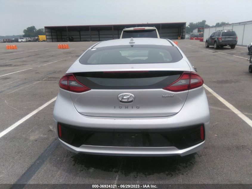 2018 HYUNDAI IONIQ HYBRID SEL - KMHC75LC0JU093734