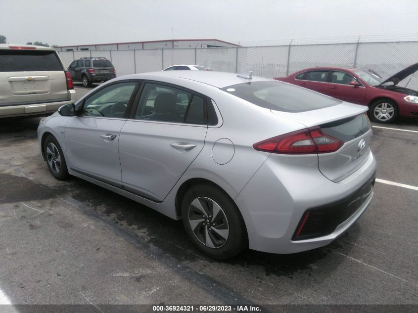 2018 HYUNDAI IONIQ HYBRID SEL - KMHC75LC0JU093734