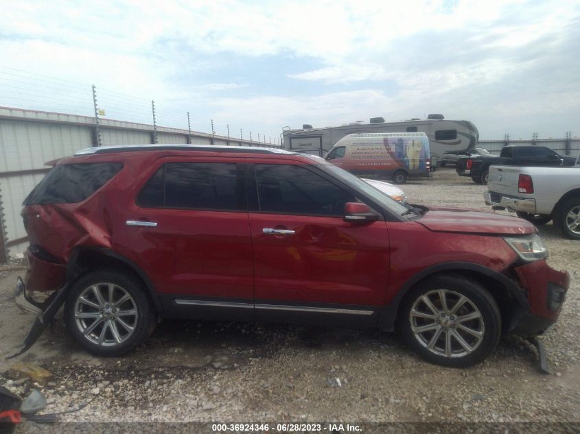 2016 FORD EXPLORER LIMITED - 1FM5K7F88GGA71711