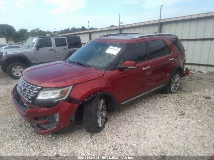 2016 FORD EXPLORER LIMITED - 1FM5K7F88GGA71711