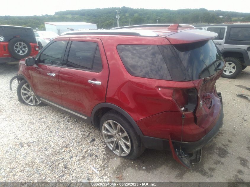 2016 FORD EXPLORER LIMITED - 1FM5K7F88GGA71711