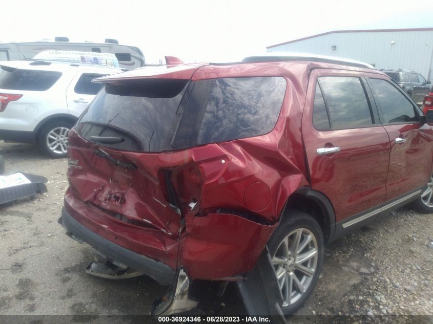 2016 FORD EXPLORER LIMITED - 1FM5K7F88GGA71711