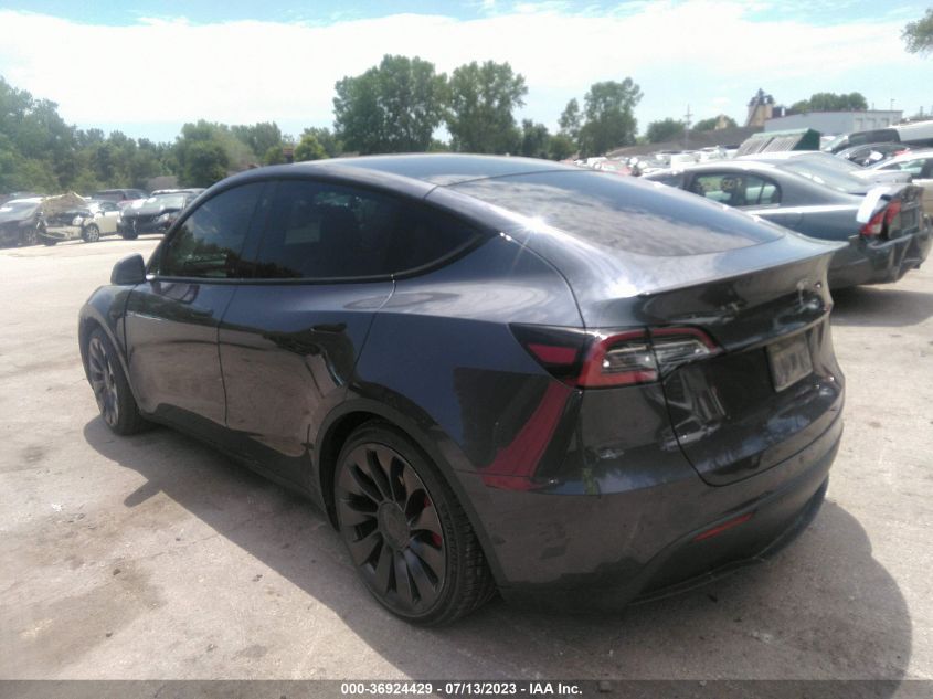 2020 TESLA MODEL Y LONG RANGE/PERFORMANCE - 5YJYGDEF3LF028139
