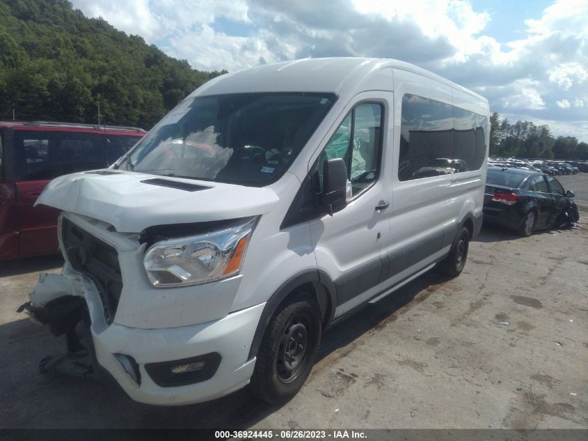 VIN 1FBAX2CG7MKA33435 2021 FORD TRANSIT-350 PASSENGER VAN XLT