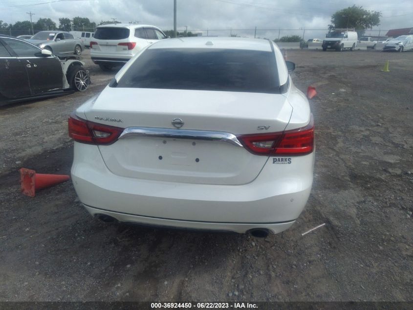2018 NISSAN MAXIMA SV - 1N4AA6AP0JC368541